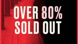 News just in! Over 80% of tickets have sold..