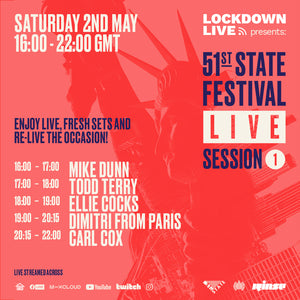 51ST LIVE STREAM SESSIONS 1 - SET TIMES