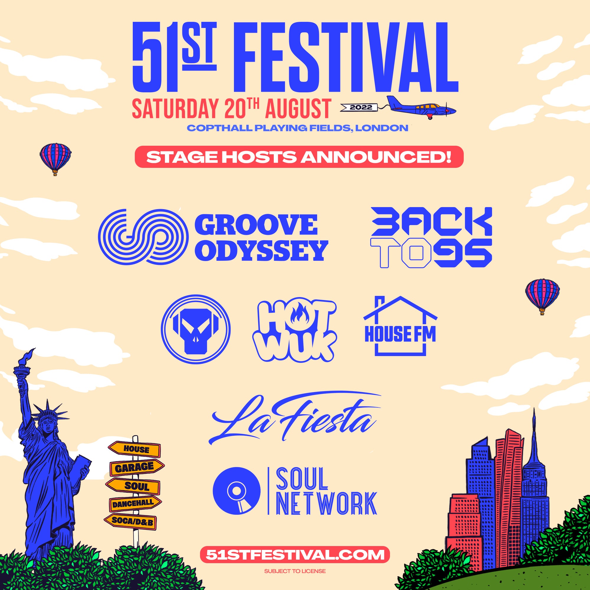 Stage hosts announced for 51st Festival 2022 🎪🌞