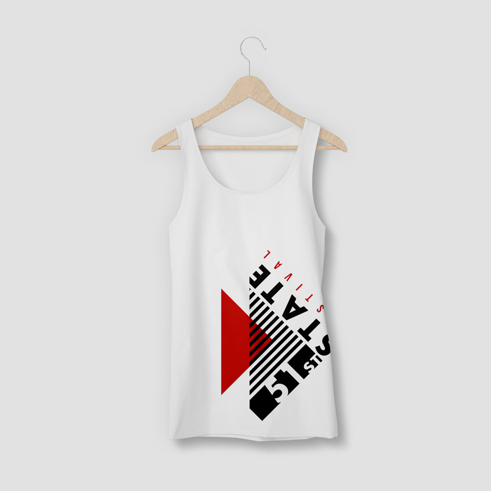 51 State Graphic Print Vest