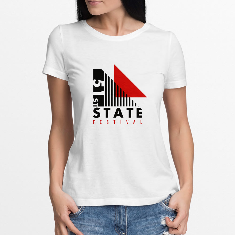 51 State Graphic Print Tee - Ladies