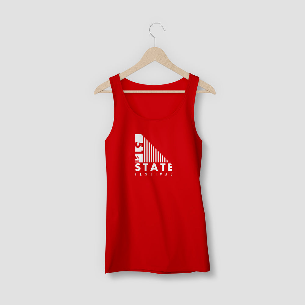 51 State Logo Vest Red