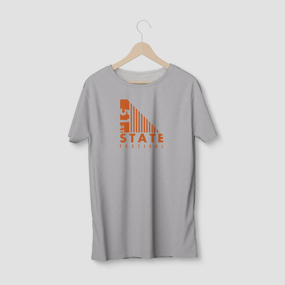 51 State Logo Tee Grey