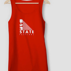 51 State Logo Vest Red